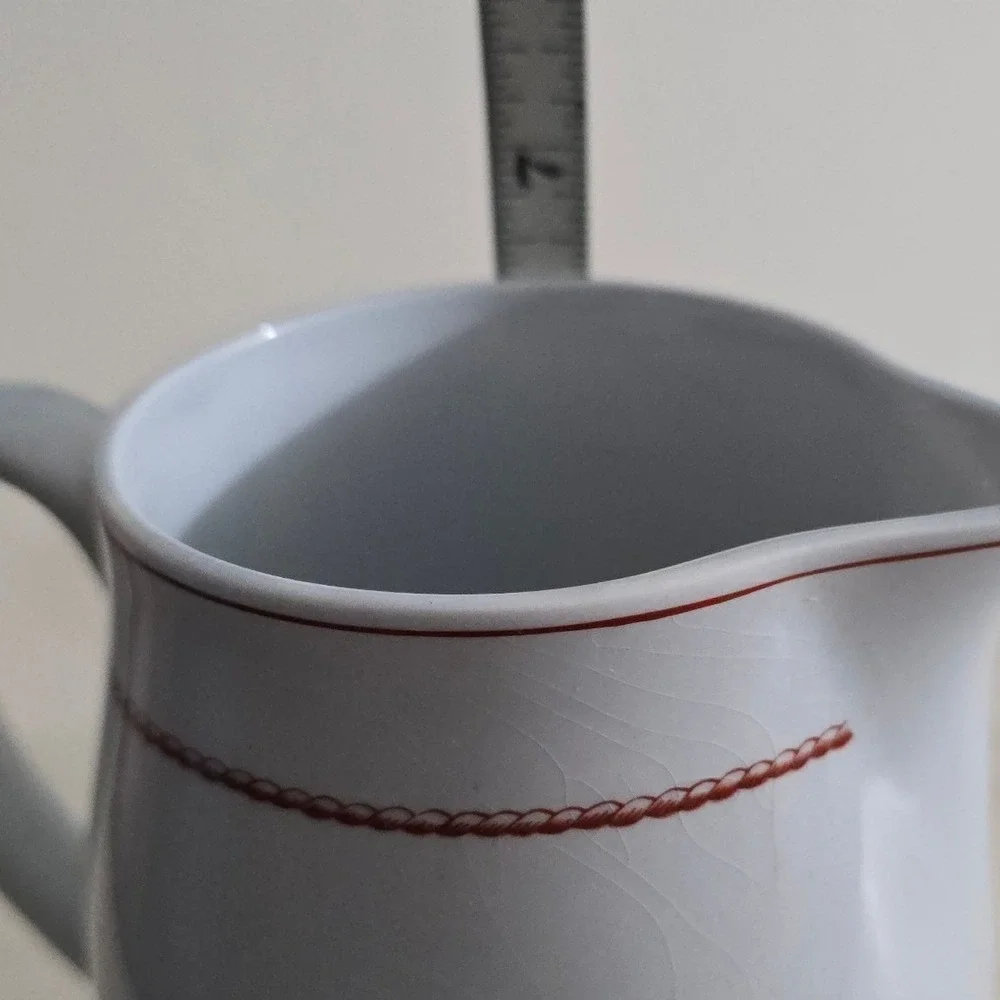 Wedgwood Flying Cloud‎ Ann McKim 1833 Nautical Pitcher Georgetown Collection Red
